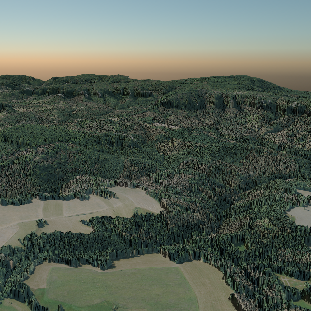 Terrain - Allgemeines Terrain-Rendering-Beispiel